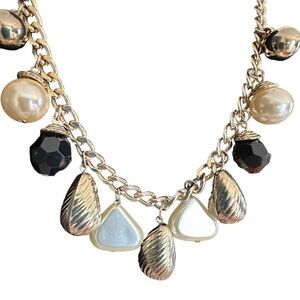 Elegant Chain Charm Gold Necklace